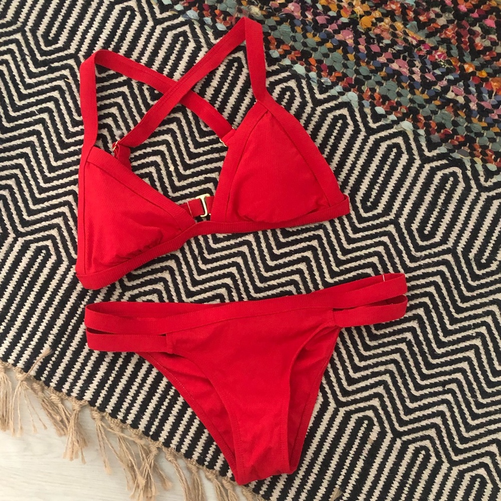 Red Swimsuit Size Small